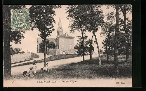 AK Sartrouville, Vue sur l'Eglise