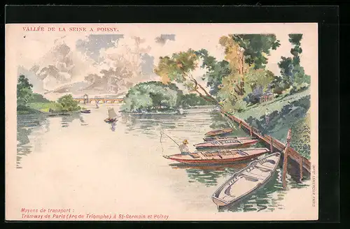 AK Poissy, Vallee de la seine