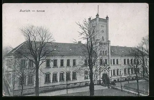 AK Aurich, Blick auf das Schloss