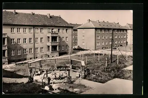 AK Lucka, Bürgerhäuser in der Clara-Zetkin-Strasse
