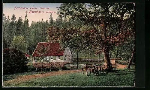 AK Clausthal i. Oberharz, Zechenhaus Obere Innerste