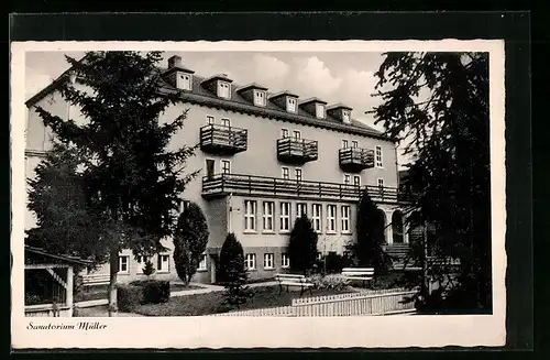 AK Bad König, Am Sanatorium Müller