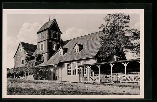 AK Elleben, Gasthaus Riechheimer Berg