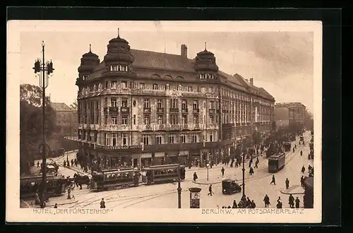 AK Berlin, Hotel Der Fürstenhof am Potsdamerplatz