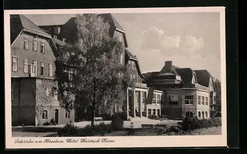 AK Schierke a. Brocken, Blick auf Hotel Heinrich Heine