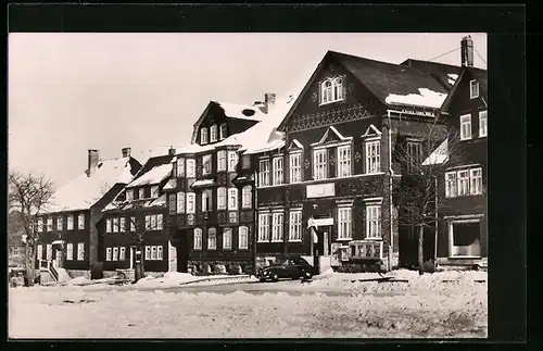 AK Steinheid /Thür. Wald, HO-Gaststätte am Markt