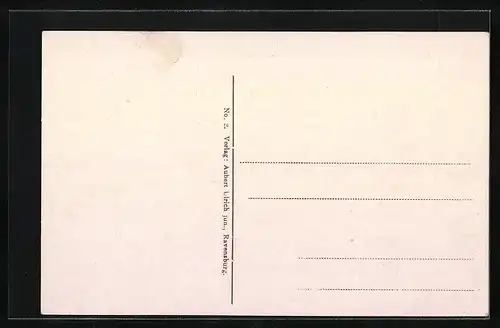 AK Lindenberg i. bayr. Allg., Ortsansicht mit Bergen