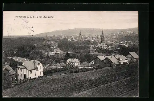 AK Kirchen, Gesamtansicht mit Jungental