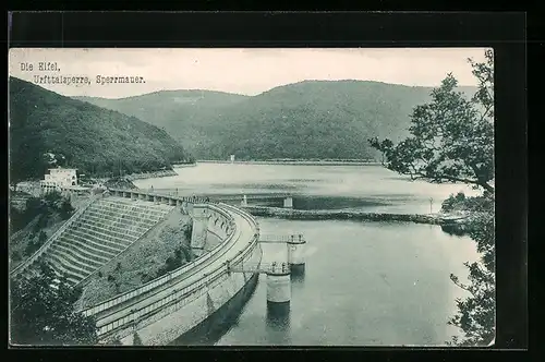 AK Gemünd, Urfttalsperre, Sperrmauer