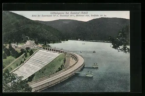 AK Gemünd /Eifel, Urfttalsperre