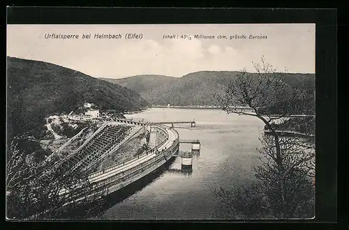 AK Heimbach /Eifel, Urfttalsperre
