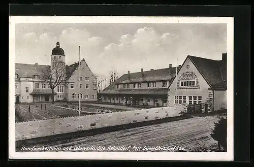 AK Helmsdorf bei Dürröhrsdorf, Handwerkerheim und Lehrwerkstätte