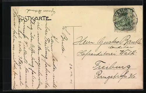 AK Lahr i. B., Offizier-Kasino des 8. Bad. Inf.-Regts. No. 169