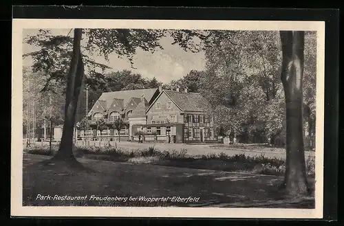 AK Wuppertal-Elberfeld, Park-Restaurant Freudenberg