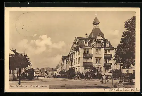 AK Bad Dürrheim, An der Friedrichstrasse