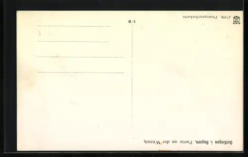 AK Oettingen i. Bayern, Partie an der Wörnitz