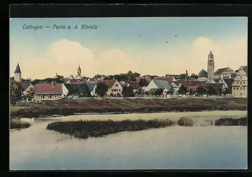 AK Oettingen, Partie an der Wörnitz