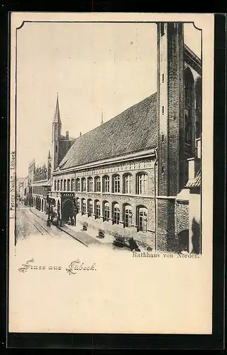 AK Lübeck, Rathhaus von Norden