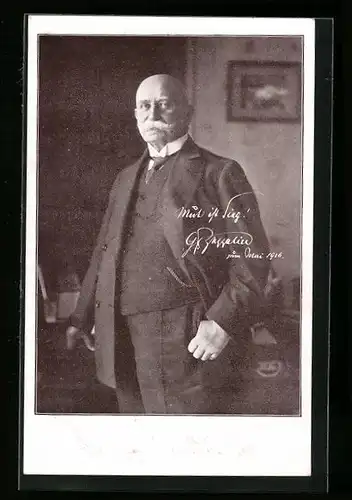 AK Ganzkörperportrait des Grafen Ferdinand von Zeppelin