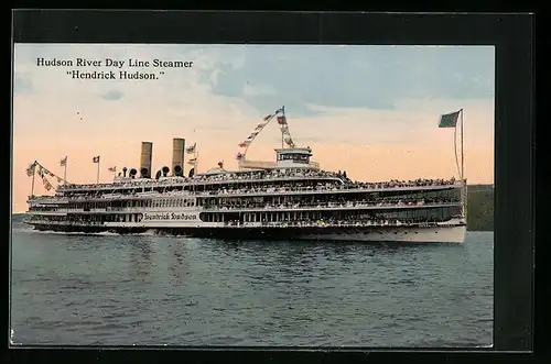 AK Hendrick Hudson, Hudson River Day Line Steamer