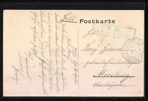 Künstler-AK Passagierschiff Main des Nordd. Lloyd auf Steuerbord