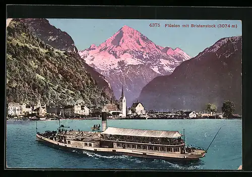 AK Flüelen mit Bristenstock