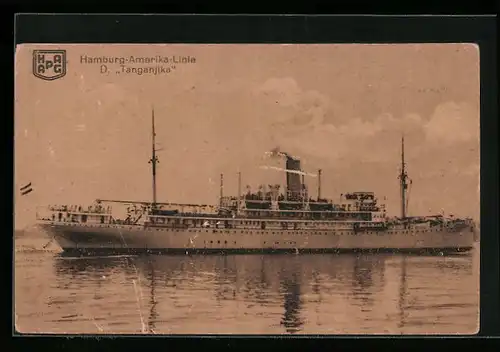 AK Passagierschiff Tanganjika