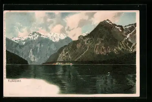 Künstler-AK Alexander Marcks: Königsee