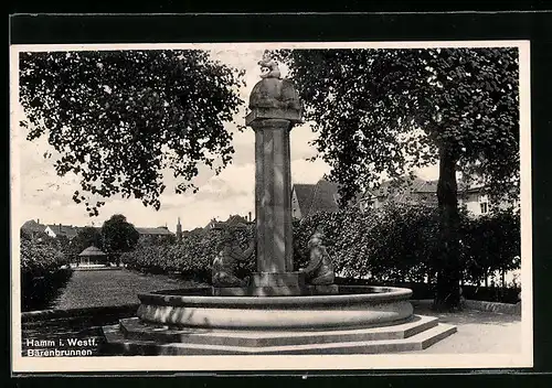 AK Hamm i. Westf., Am Bärenbrunnen