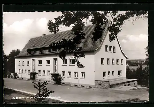 AK Möhnesee, Jugendherberge, Aussenansicht