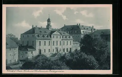 AK Ebersdorf-Reuss, Kirche und Chorhäuser der Brüdergemeine