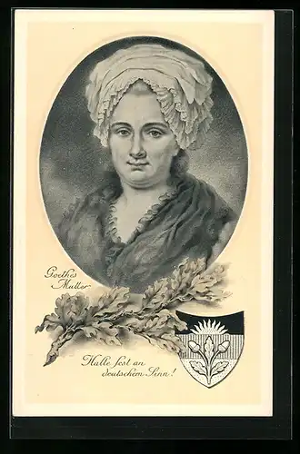 AK Deutscher Schulverein Nr. 109: Portrait Goethes Mutter