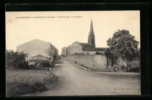 AK La Boissière-de-Montaigu, L`Entrée par Les Landes
