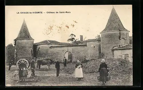 AK La Chaize-le-Vicomte, Château de Saint-Mars