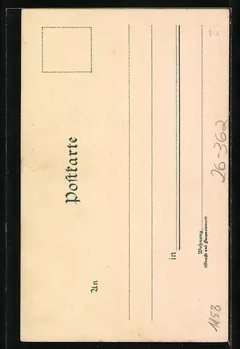 Künstler-AK München, Der Petersturm