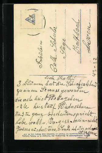 AK Am Elterngrab, Frau trauert am Grabe ihrer Eltern