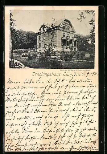 AK Feudingen, Blick auf das Erholungshaus Elim