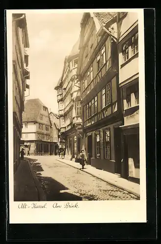 AK Kassel, am Brink in der Altstadt
