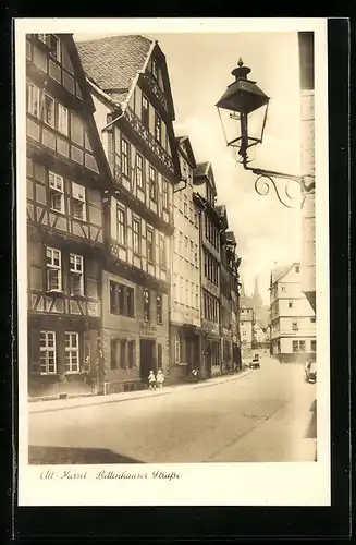 AK Kassel, Fachwerkhäuser in der Bettenhäuser Strasse