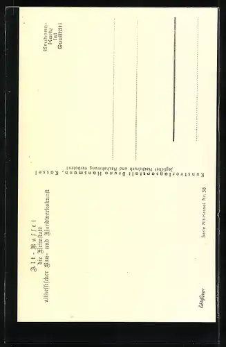 AK Kassel, Fachwerkhäuser in der Bettenhäuser Strasse