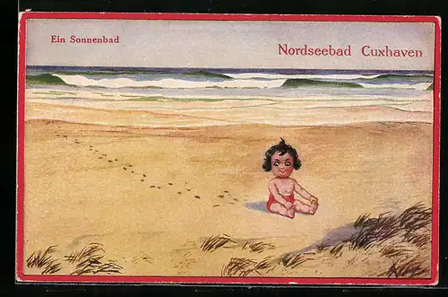 AK Westerland / Sylt, Strandpartie