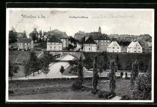 AK Werdau i. Sa., Die Stadtgutsiedlung