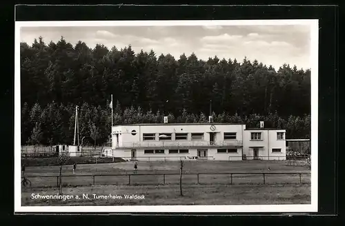 AK Schwenningen, Blick auf das Turnerheim Waldeck