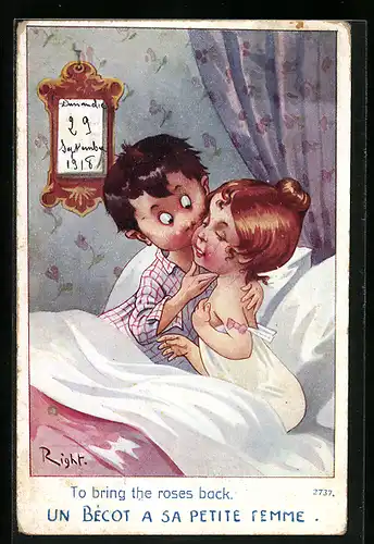 Künstler-AK Right: To bring the roses back