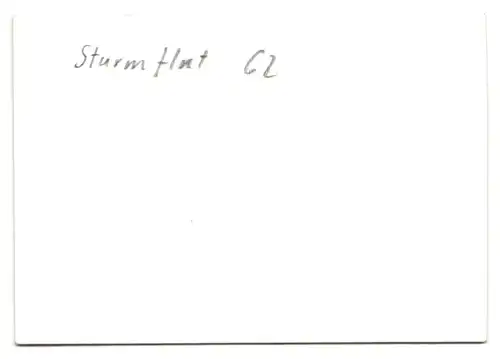 3 Fotografien Küstenwach-, Sicherungs- und Schulboote der Marine (Bundeswehr), FL 10, FL 9 bei Sturmflut 1962