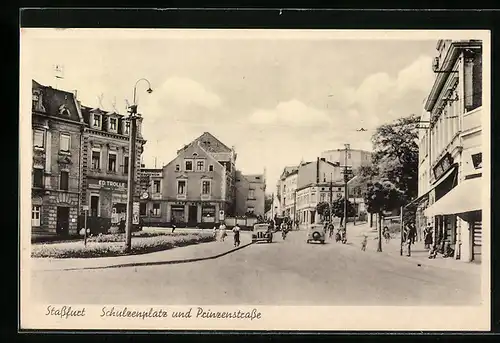 AK Stassfurt, Schulzenplatz und Prinzenstrasse