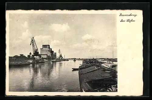 AK Braunschweig, Partie aus dem Hafen