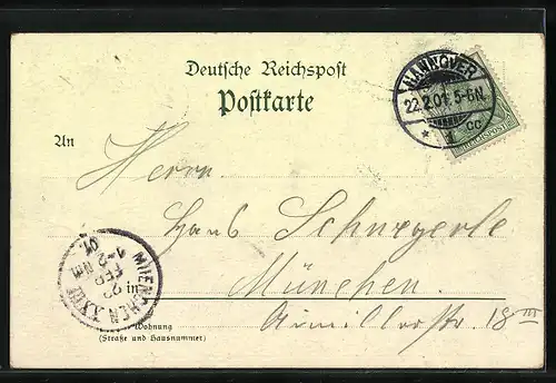 Künstler-AK Hannover, 1898 äusseres Stadtgebiet, letzter Kosacken-Sitz