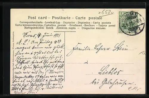 AK Worms a. Rh., Brunhildenbrücke mit Strassenbahn