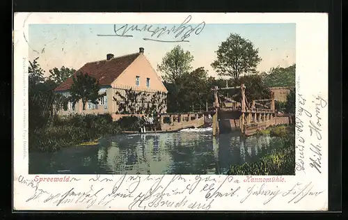 AK Spreewald, Gasthaus Kannomühle